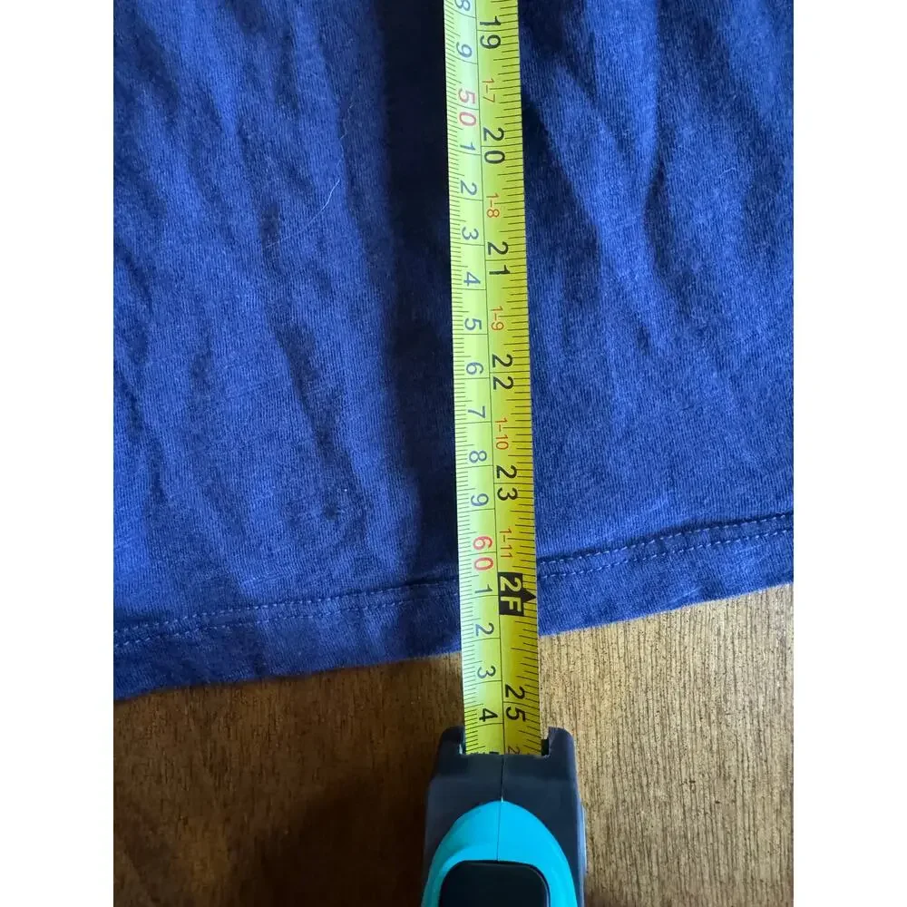 Gloria Vanderbilt Embroidered Boho Peasant Top Blue Short Sleeve Size S - Picture 5 of 10